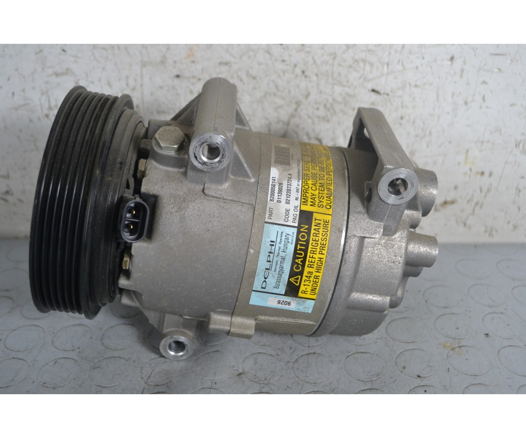 Compressore Aria Condizionata Renault Megane II Dal 2003 al 2012 Codice Motore K4MT Cod 8200050141  1665671063632