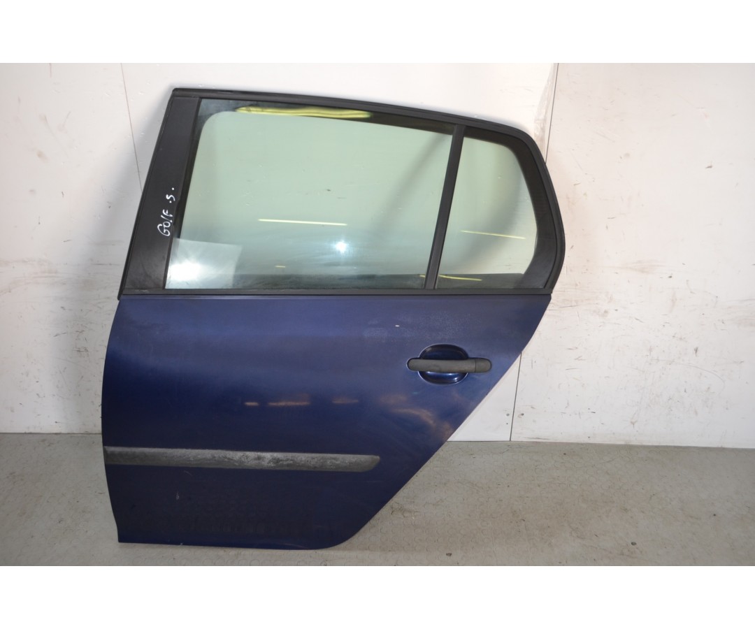 Portiera sportello posteriore SX Volkswagen Golf V Dal 2003 al 2008 Cod 1K6833105J  1667906616613