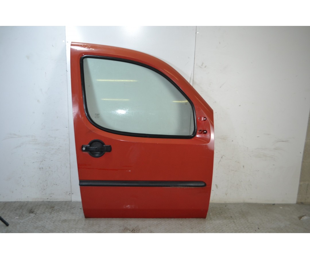 Portiera sportello anteriore DX Fiat Doblo Dal 2000 al 2009 Rosso  1673953416175