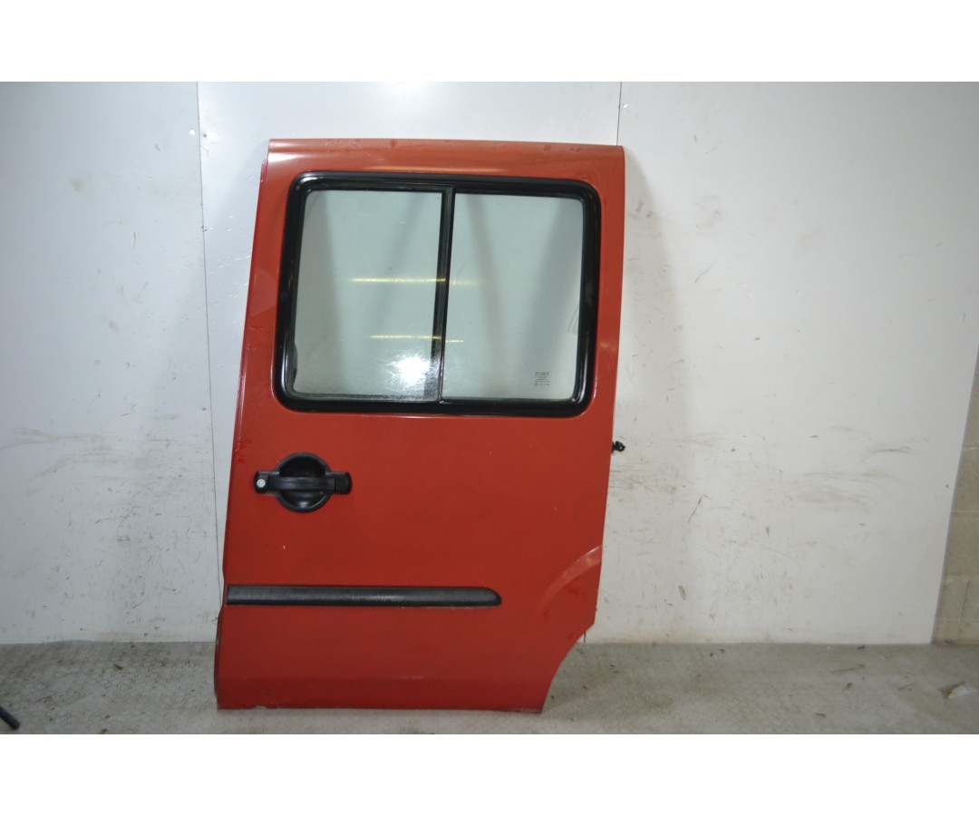 Portiera sportello posteriore laterale SX Fiat Doblo Dal 2000 al 2009 Colore rosso 199  1674134253527