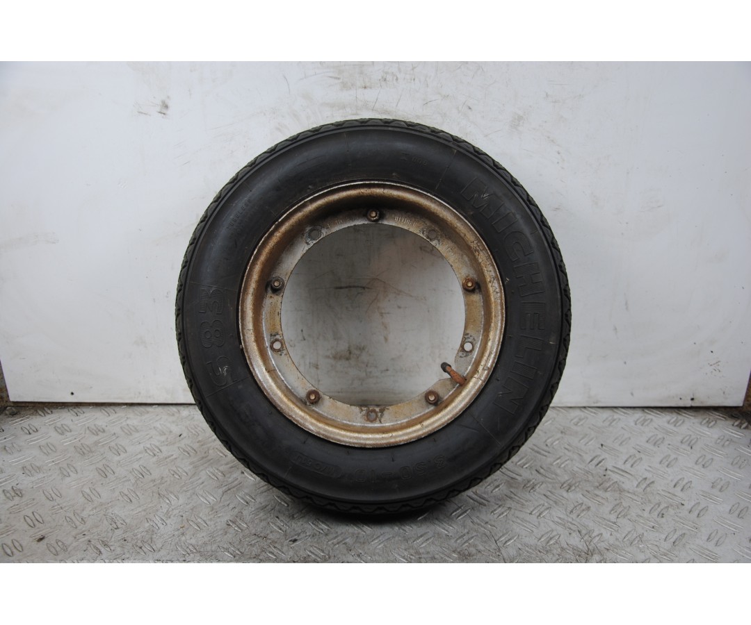 Cerchio Posteriore Piaggio Vespa PX 125 dal 1980 al 1989 Originale Dell'epoca  1676557729788