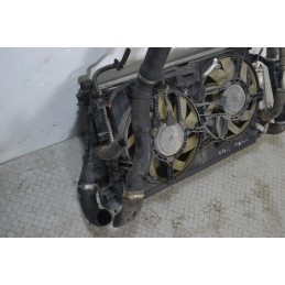 Pacco radiatori + elettroventole Opel Signum Dal 2003 al 2008 Cod 13123751  1677082812167