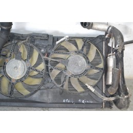 Pacco radiatori + elettroventole Opel Signum Dal 2003 al 2008 Cod 13123751  1677082812167