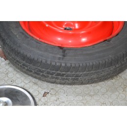 Treno completo cerchi e gomme Citroen Dyane Dal 1967 al 1984 Misura 135 R15  1678356364788
