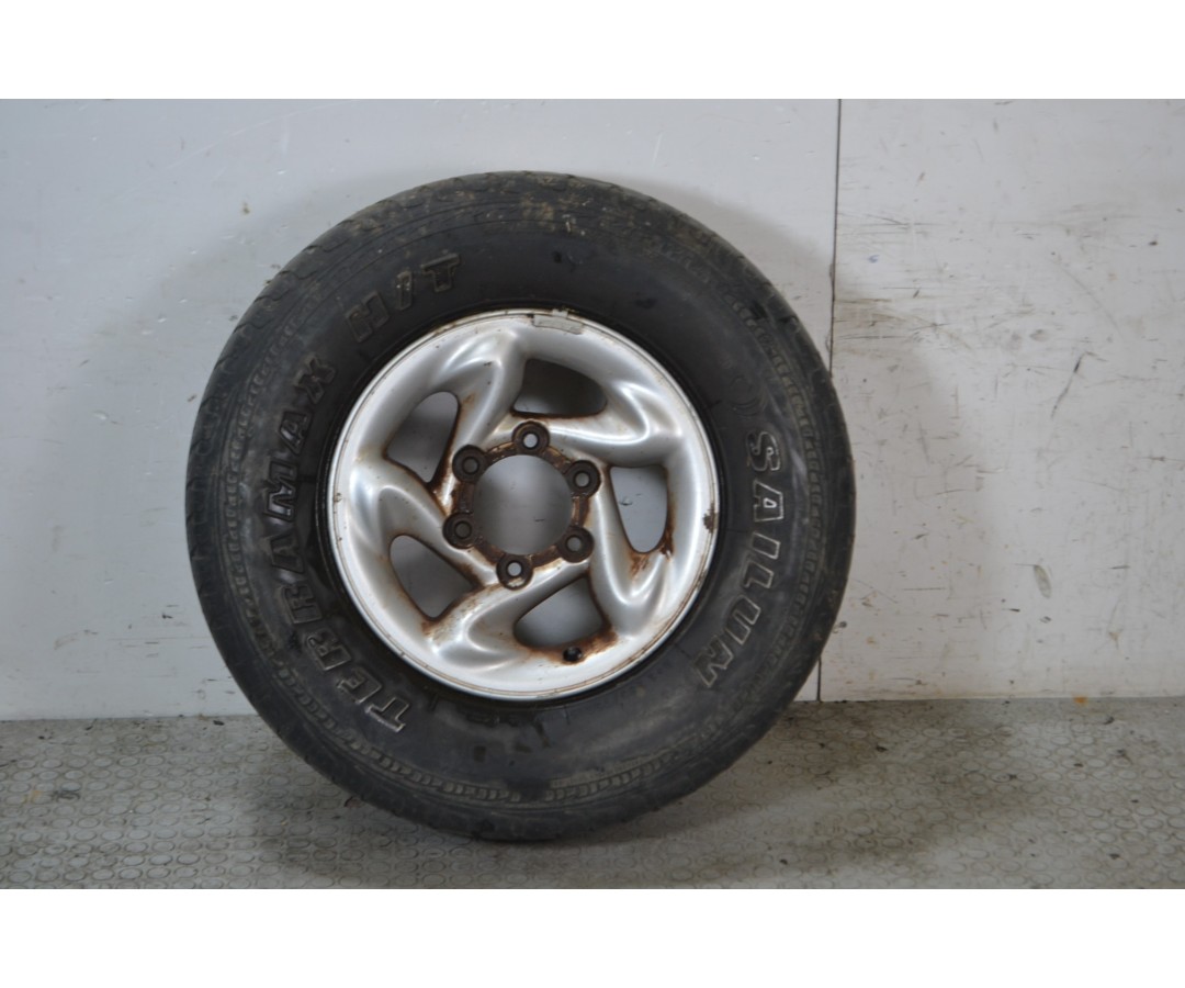 Ruota di scorta Hyundai Galloper Dal 1991 al 2003 Misura 235/75 R15 105T 6 fori  1678357094097