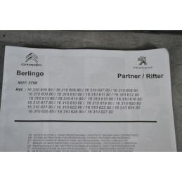 Foderine sedili Citroen Berlingo / Peugeot Partner Dal 2008 al 2018 Cod 1361061680  1683292186431