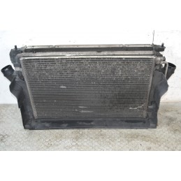 Radiatore Acua + Radiatore Aria Condizionata Fiat Croma 1.9 dal 2005 al 2010 Cod 13196477  1685006966810