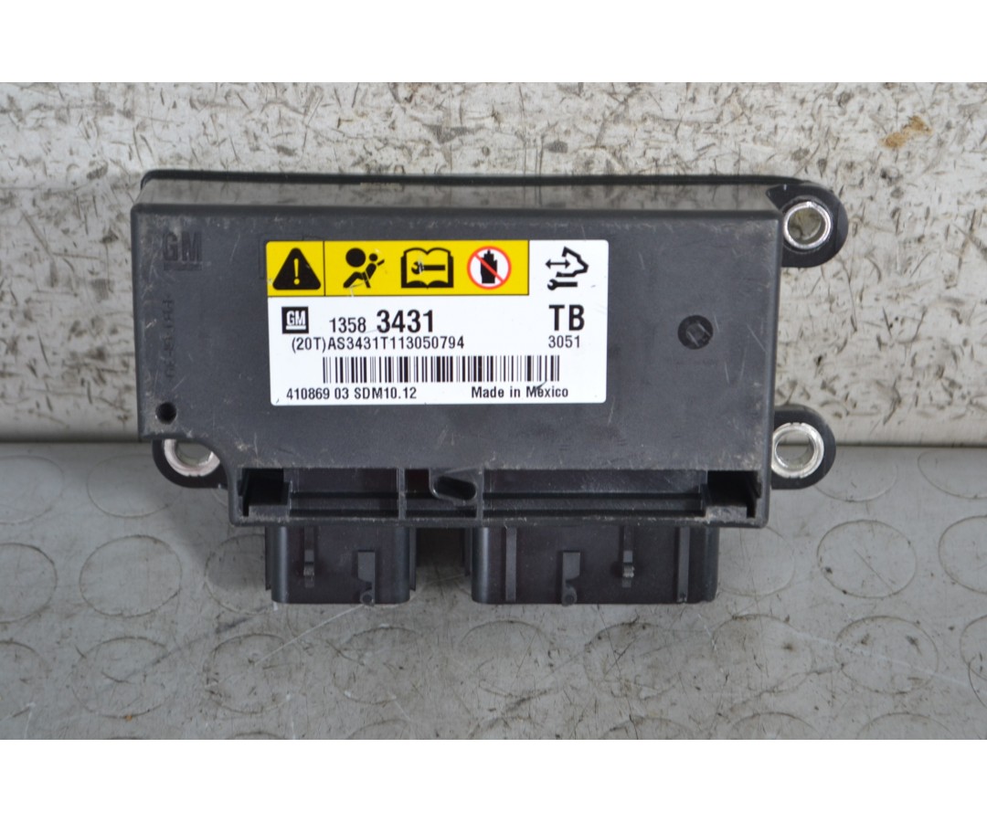 Centralina airbag Opel Insignia Dal 2008 al 2017 Cod 13583431 DA RESETTARE  1688640102712