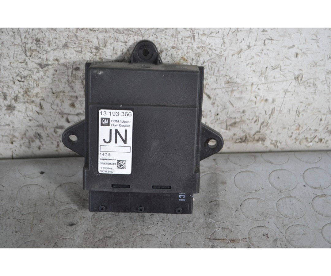 Centralina porta anteriore SX Opel Vectra C dal 2002 al 2008 Cod 13193366  1689935981814