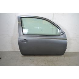 Portiera sportello destro DX Nissan Micra K12 3 porte Dal 2002 al 2010 Cod 80100AX630  1693474128333