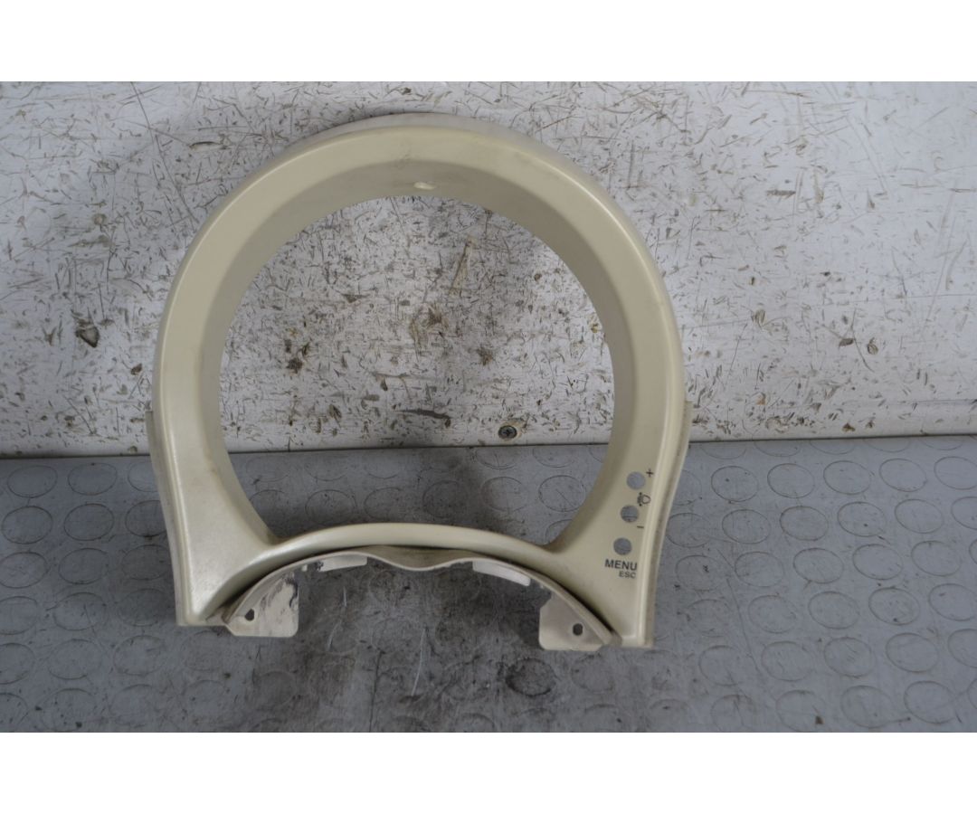 Rivestimento strumentazione contachilometri Fiat 500 Dal 2007 al 2015 Bianco  1693554919745