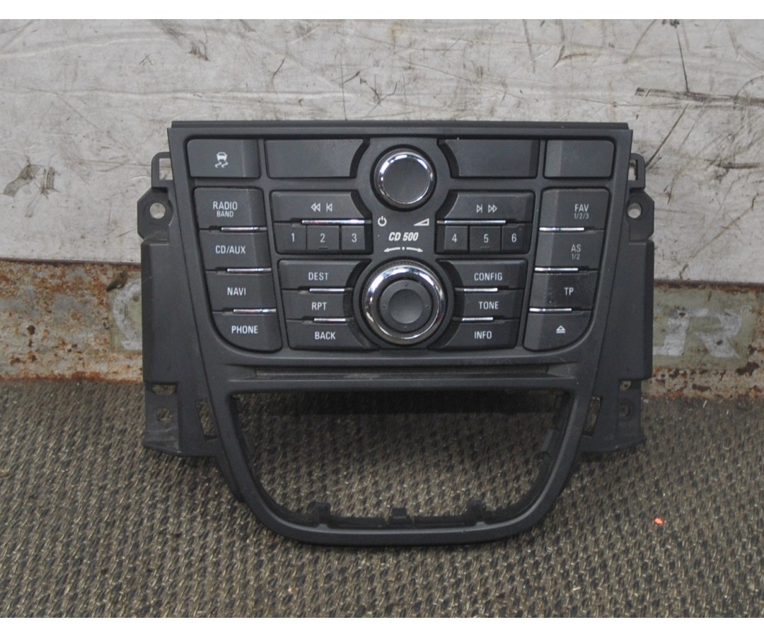 Tastiera autoradio Opel Astra J dal 2009 al 2015 cod 13337215  2411111142264