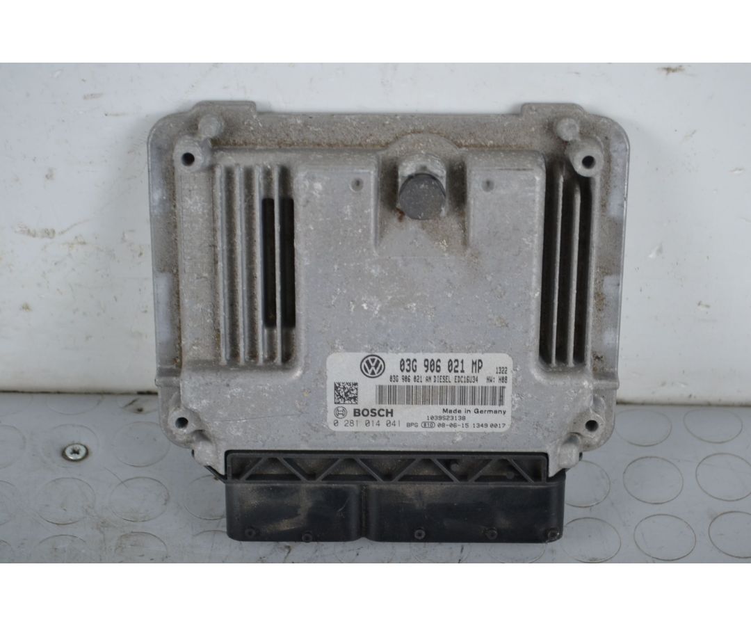 Centralina ECU Volkswagen Touran Dal 2007 al 2015 Cod 03G906021MP/ 0281014041  1703692580445