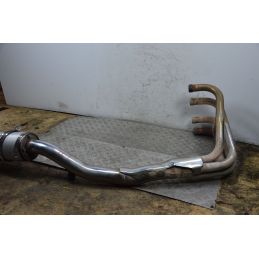 Marmitta Terminale Di Scarico Con Collettore Kawasaki ZR-7 Dal 1999 Al 2004  1703771905787