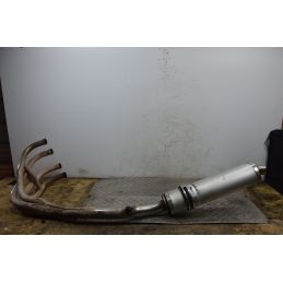 Marmitta Terminale Di Scarico Con Collettore Kawasaki ZR-7 Dal 1999 Al 2004  1703771905787