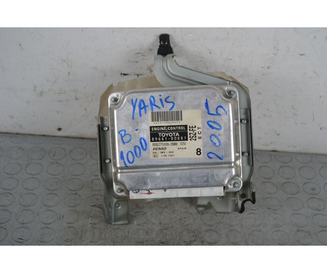 Centralina ECU Toyota Yaris I dal 1999 al 2005 Cod 89661-0d081  1707399285771