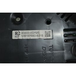 Strumentazione contachilometri Toyota Yaris Dal 2011 al 2019 Cod 83800-0DR20  1712225455716