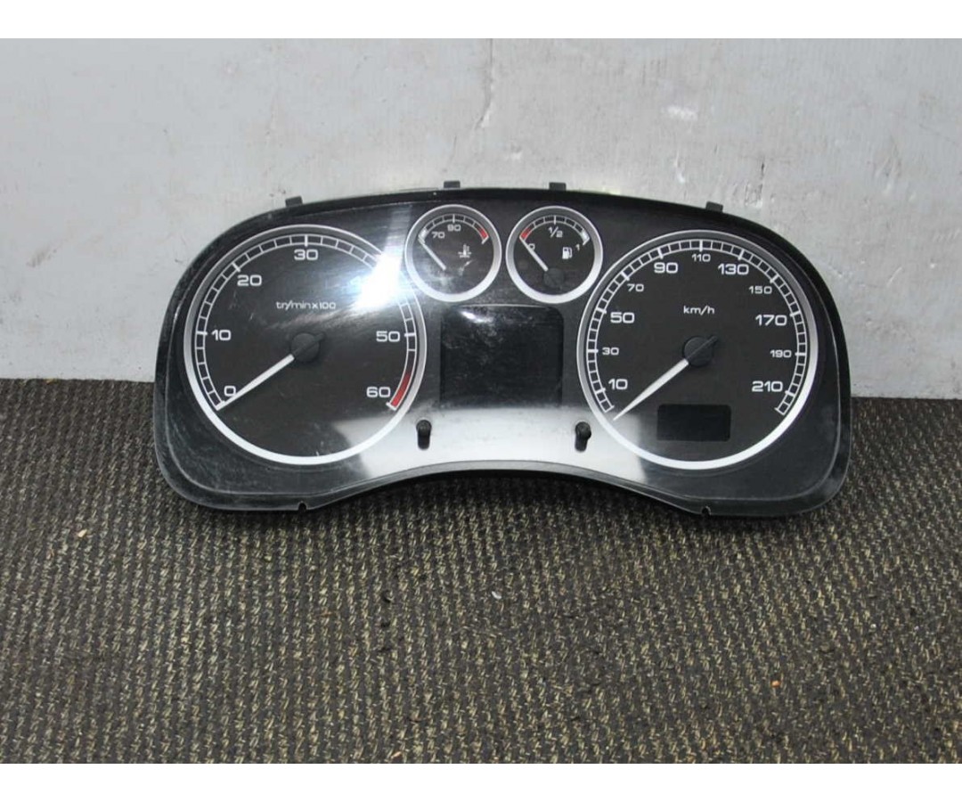 Strumentazione Contachilometri Completa Peugeot 307 dal 2001 al 2009 cod P9647538780A01  2411111171851