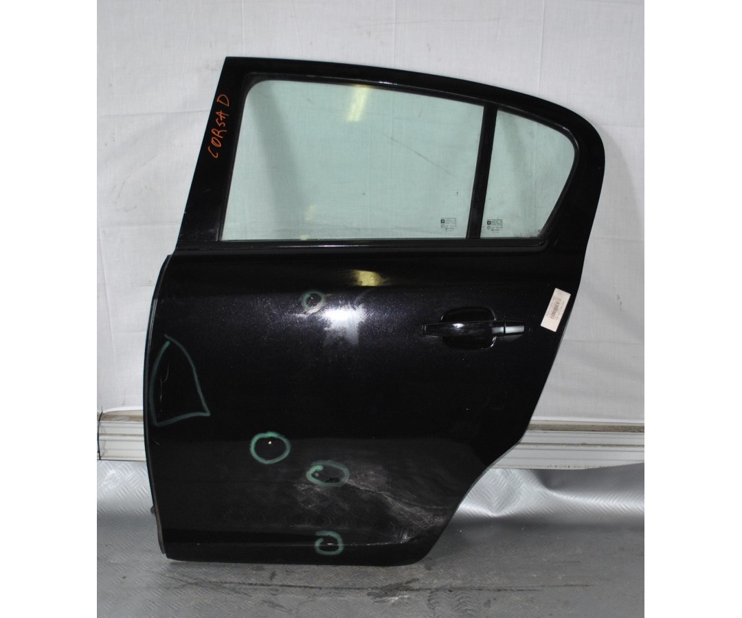Portiera sportello posteriore SX Opel Corsa D dal 2006 al 2014 Cod 93189342  2411111177310