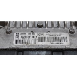 Centralina motore ECU Citroen C3 1.4 HDI dal 2003 al 2012 codice: SW9654925380  2411111186169