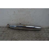 Marmitta Terminale Di Scarico Singola Yamaha XVS 650 Drag Star Dal 1997 al 2005  1730709041187