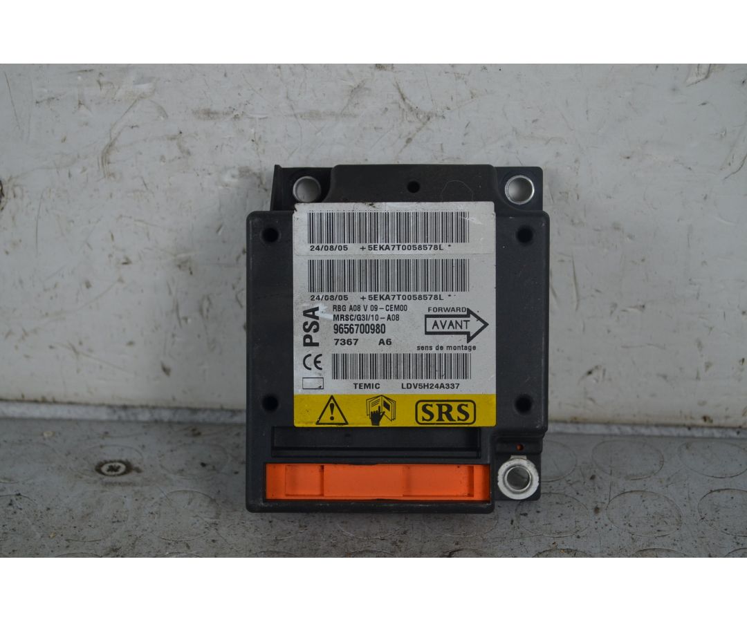 Centralina Airbag Peugeot 1007 dal 2005 al 2010 Cod 9656700980  1730796949823