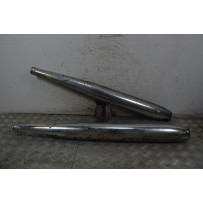 Coppia Marmitta Terminale Di Scarico Jawa 634 350 Dal 1970 Al 1984  1730975140997