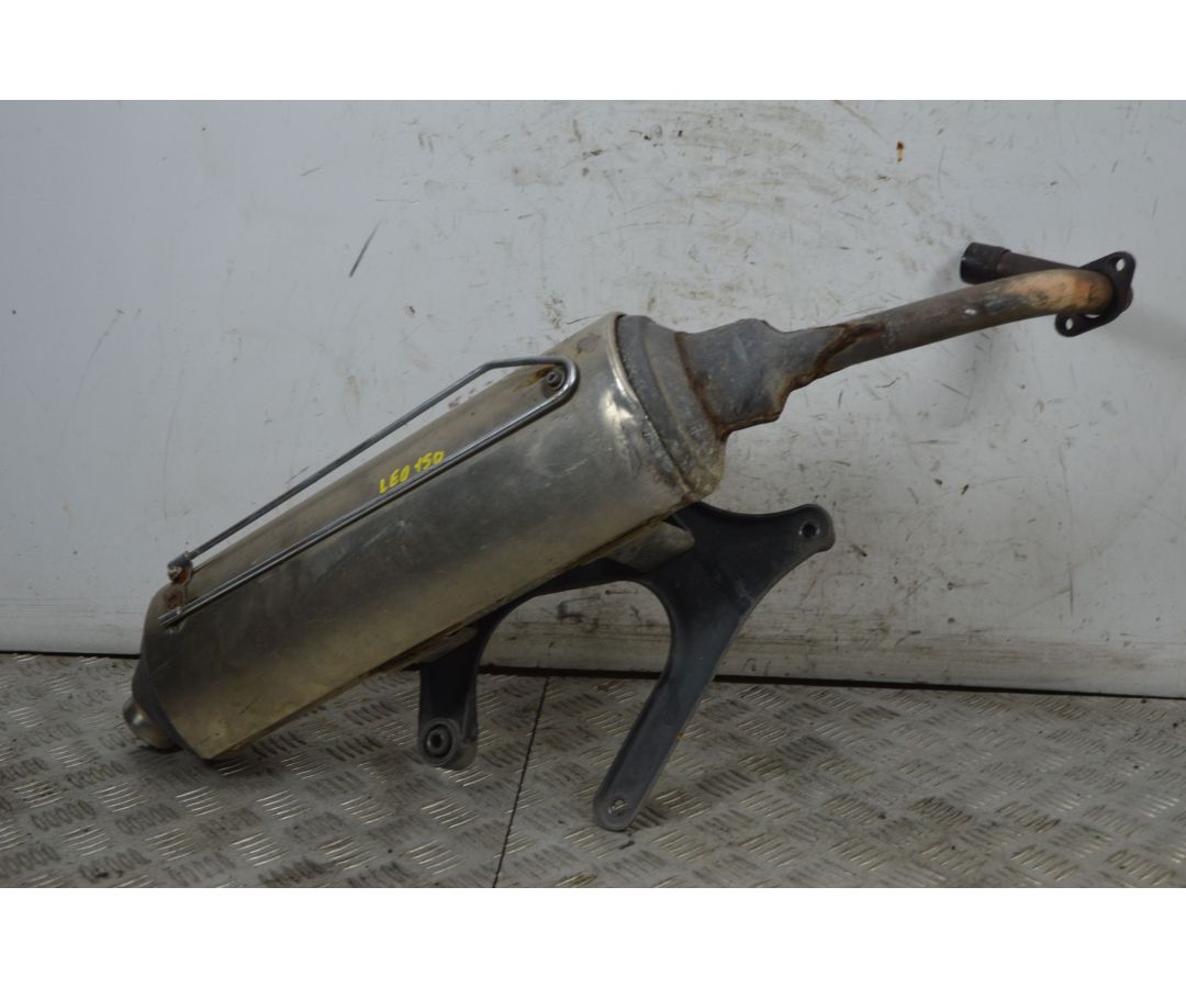 Marmitta Terminale Di Scarico Aprilia Leonardo 150 Dal 1996 al 2002  1733225289477