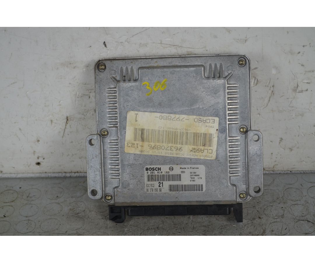 Centralina ECU Peugeot 306  Dal 1993 al 2002 Cod 0281010162  1733299099385