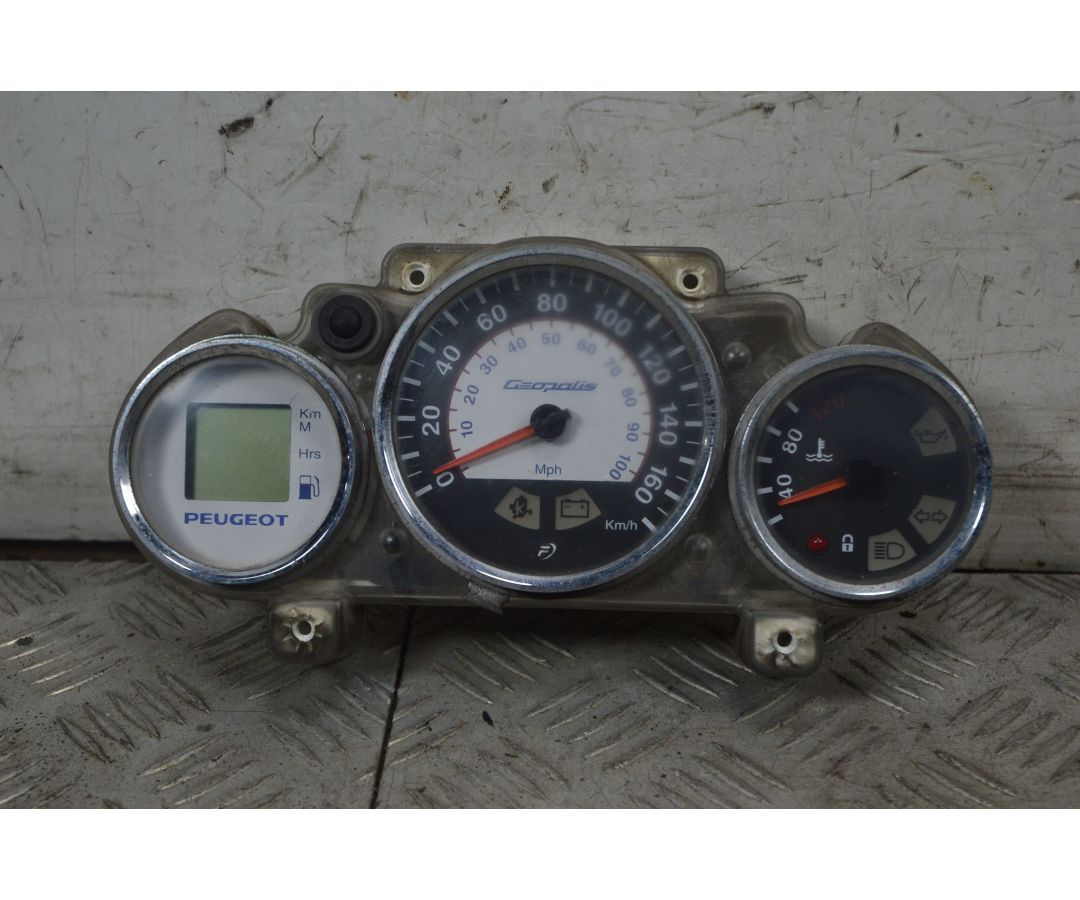 Strumentazione Contachilometri Peugeot Geopolis 125 / 250 dal 2005 al 2012 KM 154000  1733917794173