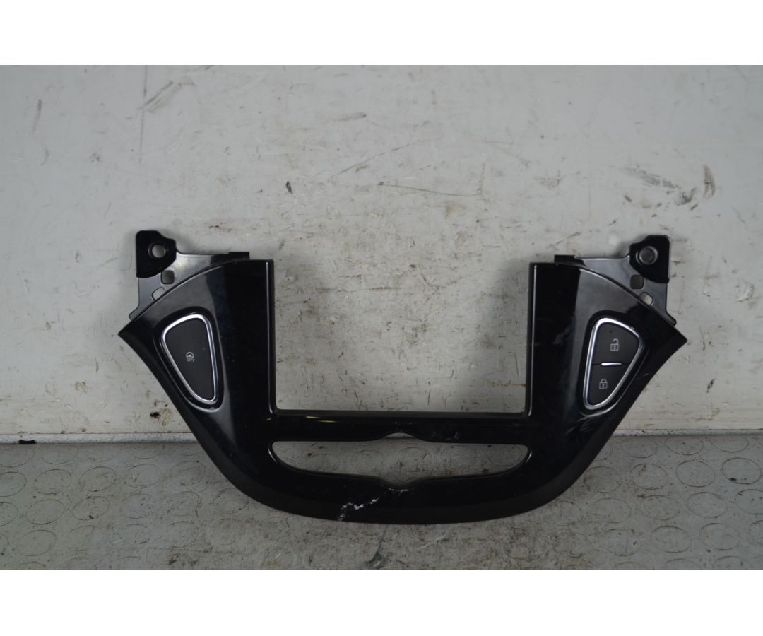 Pulsantiera Chiusura Porta + Cornice Rivestimento Console Centrale Opel Corsa E Dal 2014 al 2019 Cod 39050456  1736332298882