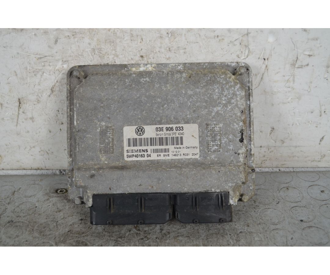 Centralina ECU Volkswagen Polo 9N Dal 2001 al 2009 Cod 03E906033  1737977986967