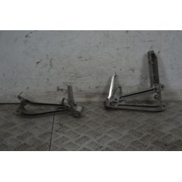 Coppia Pedaline Poggiapiedi Passeggero Honda CBR 600 F Dal 2001 al 2002  1738317589091