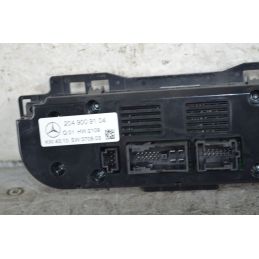 Controllo Comandi Clima Mercedes Classe C W204 Dal 2007 al 2013 Cod A2049009104  1739462247287