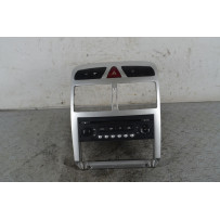 Autoradio + Pulsante Quattro Frecce Peugeot 307 Dal 2001 al 2009 Cod 7645038393  1739962155884