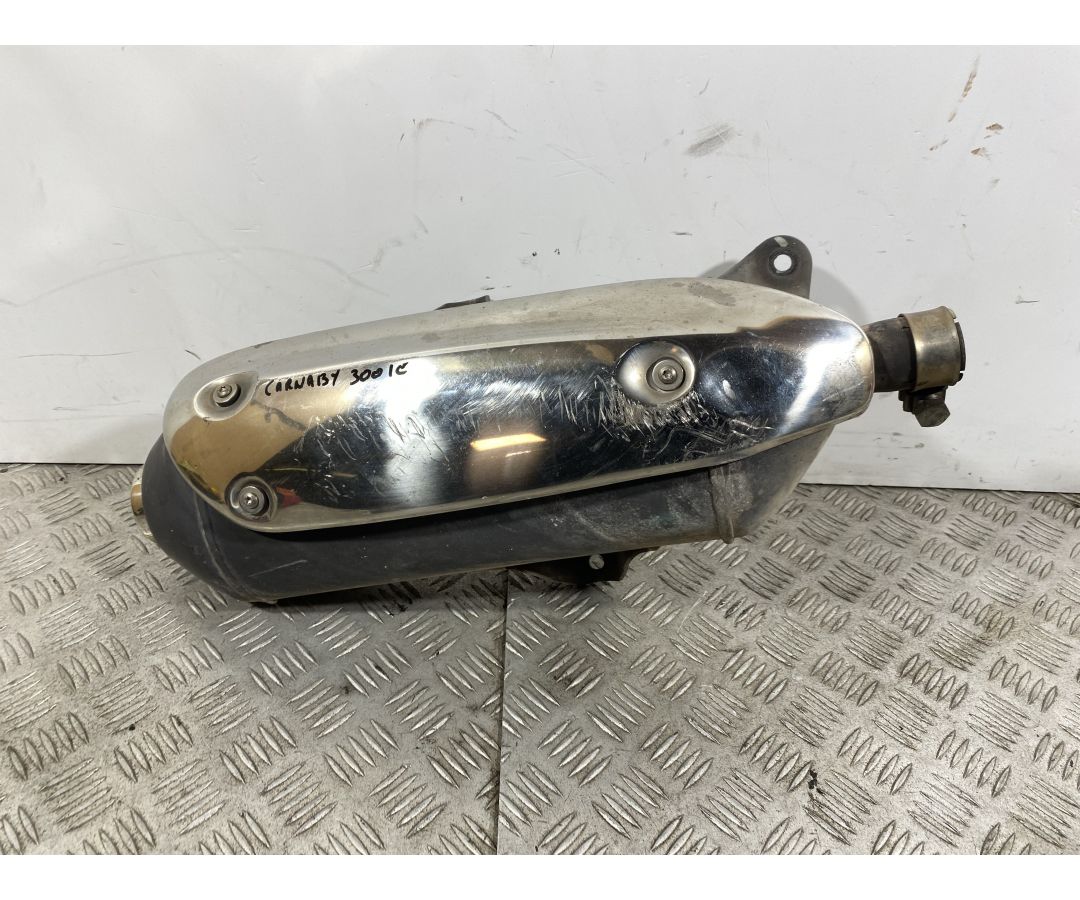 Marmitta Terminale Di Scarico Piaggio Carnaby Cruiser 300 ie dal 2008 al 2013  1740655772837