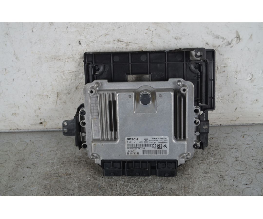 Centralina ECU Peugeot 407 Dal 2004 al 2012 Cod 0281011633  1741081719809