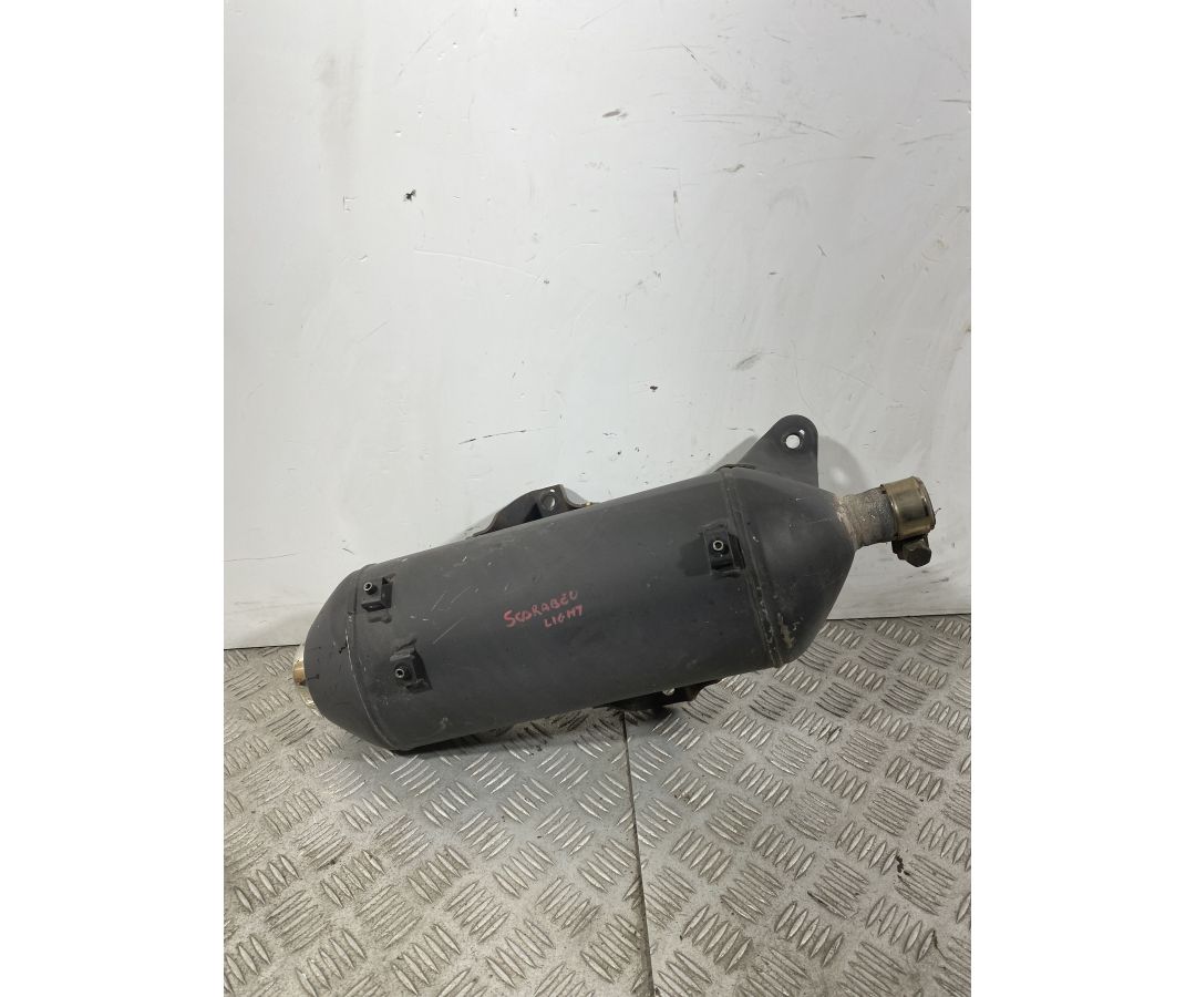 Marmitta Terminale Di Scarico Aprilia Scarabeo Light 125 / 200 dal 2007 al 2013  1741347782301
