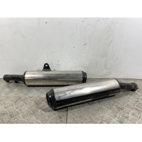 Coppia Marmitte Terminali Di Scarico Kawasaki GPZ 500S Dal 1988 Al 1993  1741358838554