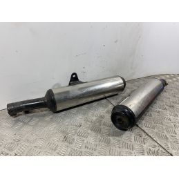 Coppia Marmitte Terminali Di Scarico Kawasaki GPZ 500S Dal 1988 Al 1993  1741358838554