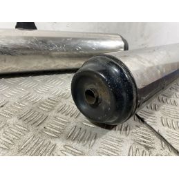 Coppia Marmitte Terminali Di Scarico Kawasaki GPZ 500S Dal 1988 Al 1993  1741358838554