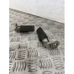 Coppia Pedaline Poggiapiedi passeggero Kawasaki GPZ 500S Dal 1988 Al 1993  1741773343664