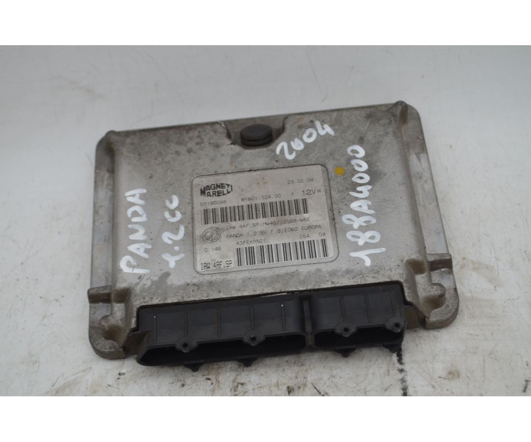 Centralina ECU Fiat Panda Dal 2003 al 2012 Cod 55190098  1742296415807