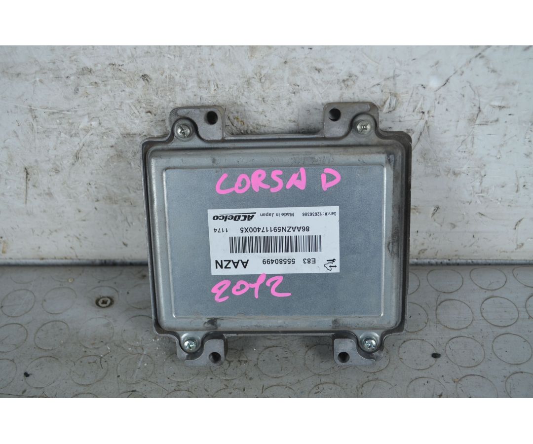 Centralina ECU Opel Corsa D Dal 2006 al 2014 Cod 55580499  1742555267093