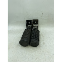 Coppia Pedane Pedaline Passeggero Aprilia Scarabeo 100 2T dal 1999 al 2002  1742826346137