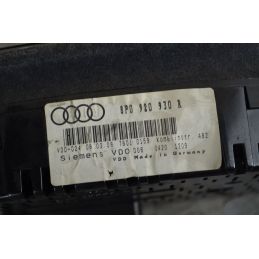Strumentazione Contachilometri Completa Audi A3 8P Dal 2003 al 2012 Cod 8P0920930R  1742892374911