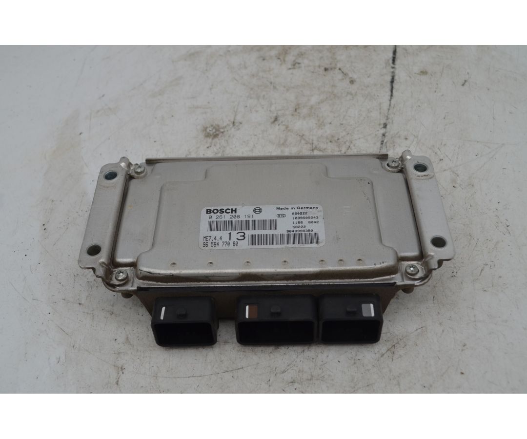 Centralina ECU Peugeot 1007 Dal 2005 al 2010 Cod 0261208191  1742895528373
