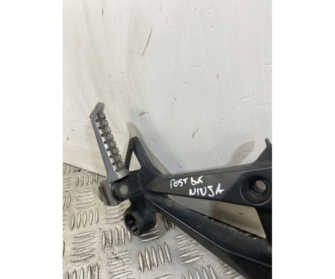 Pedana Poggiapiedi Posteriore Destra DX Kawasaki Ninja 250R Dal 2007 Al 2017  1743686515725