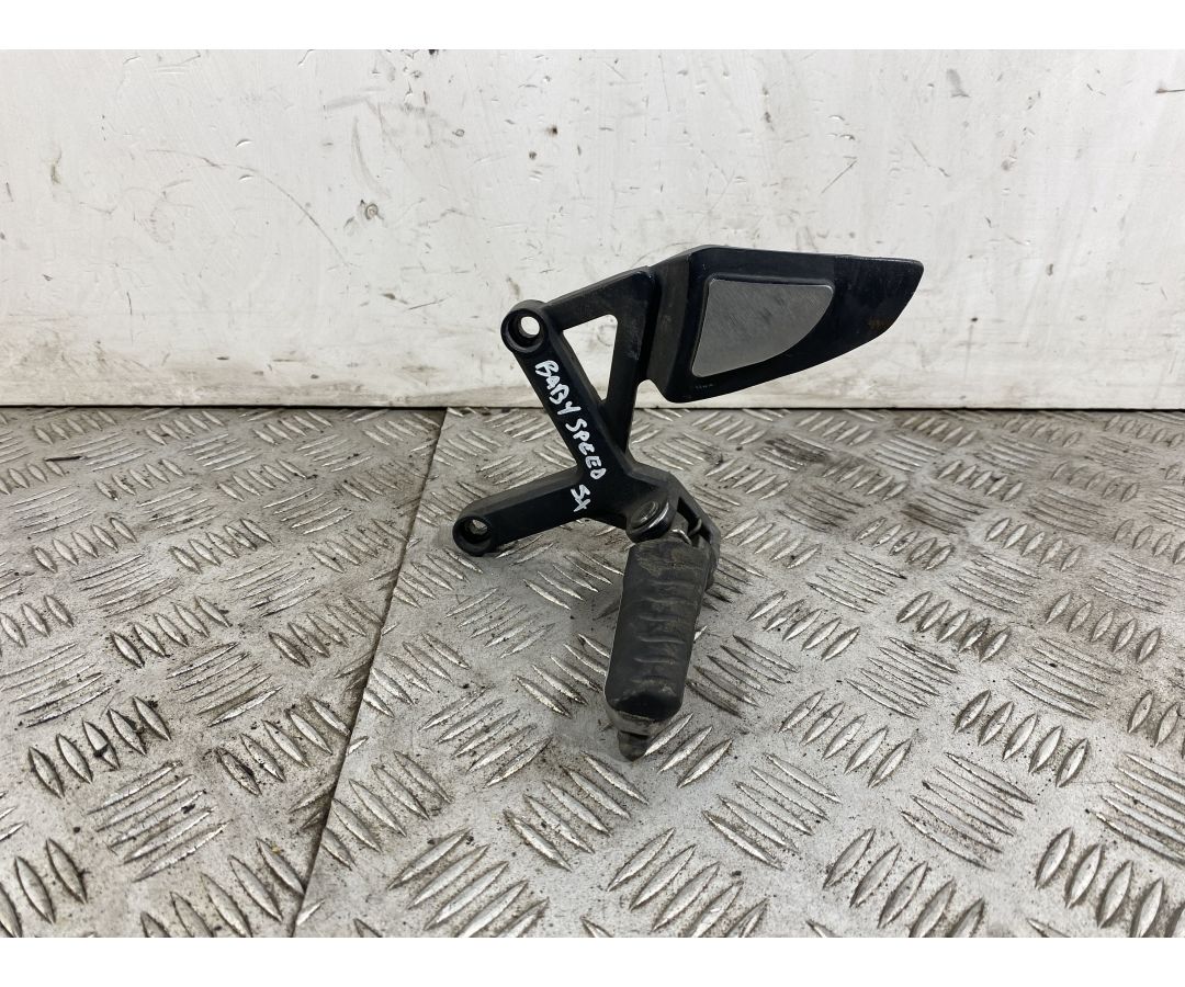 Pedana Pedalino Poggiapiedi Sinistro Sx Triumph Baby Speed 600 Dal 2002 al 2003  1744022558727