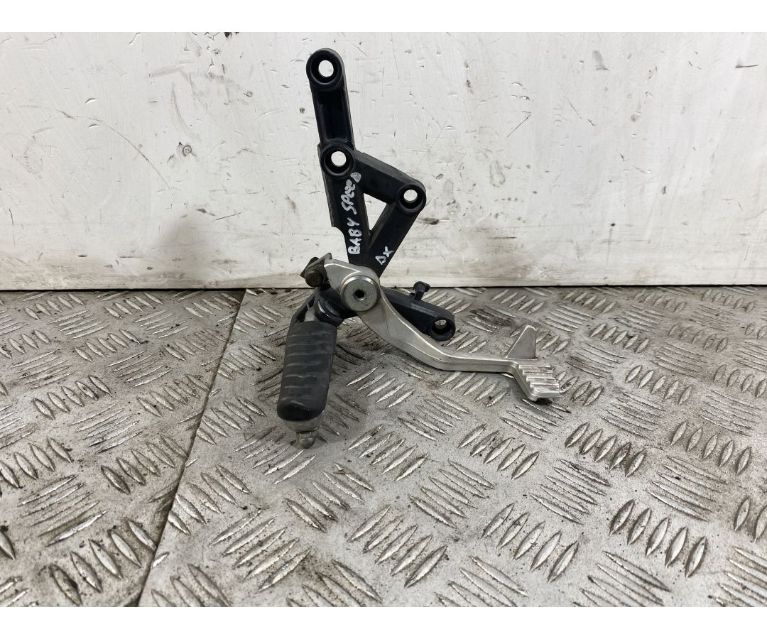 Pedana Pedalino Poggiapiedi Leva Freno Destro Dx Triumph Baby Speed 600 Dal 2002 al 2003  1744028280936